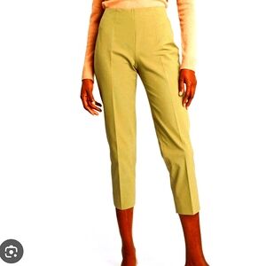 Piazza Sempione Green New Cropped Pants Size Small
